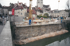 Canal des Tanneurs à Dole – Réfection du mur de soutènement