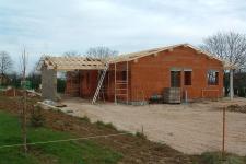 Construction d’une maison en briques